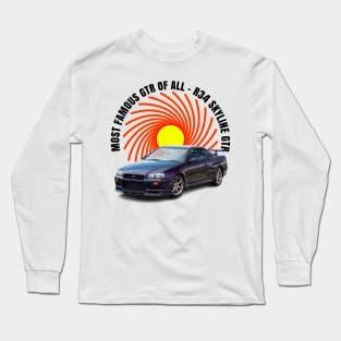 R34 GTR Long Sleeve T-Shirt